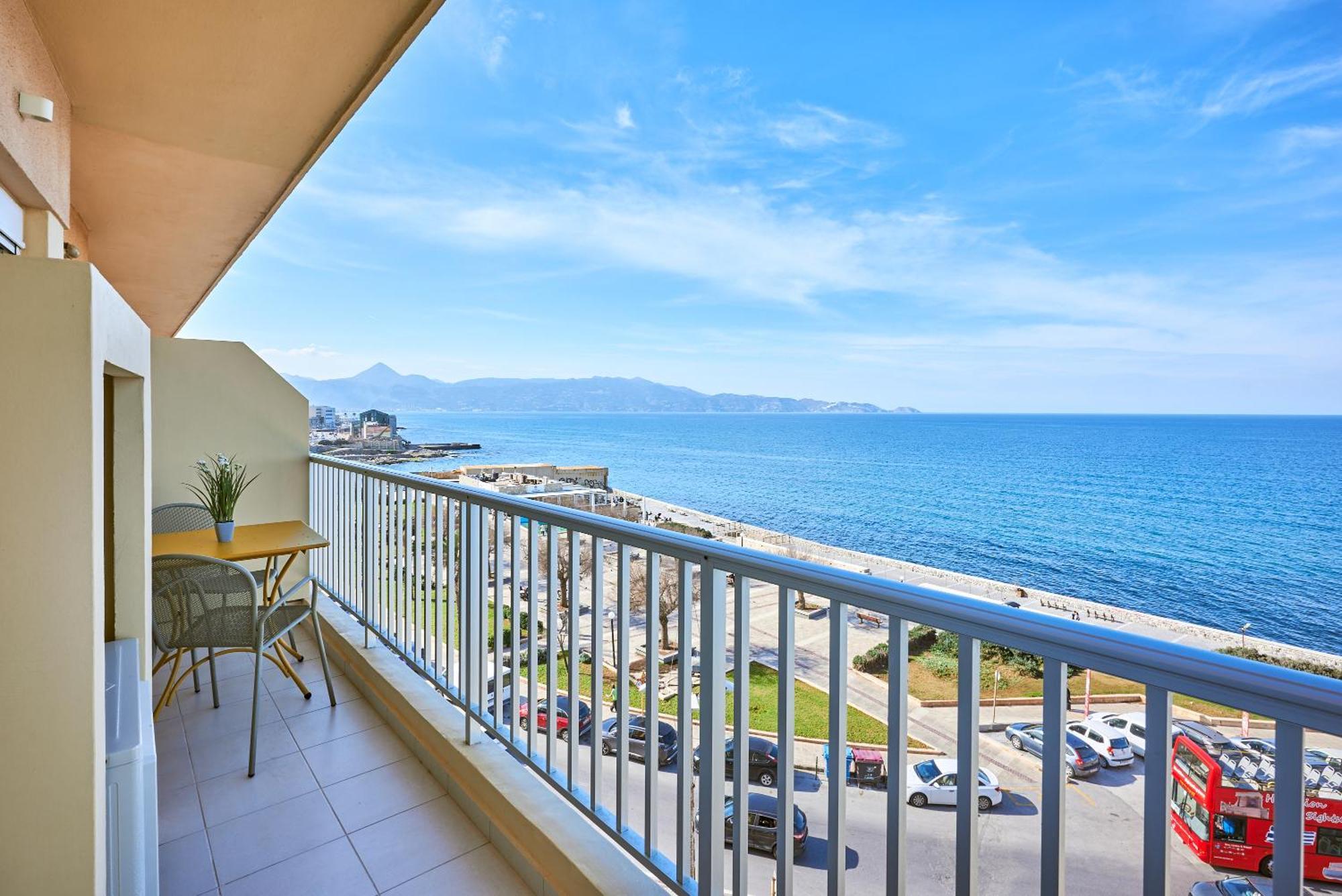 Crete - Heraklion Sea View Apartment 1 Екстер'єр фото